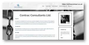 Contrac Consultants Ltd. Web Design