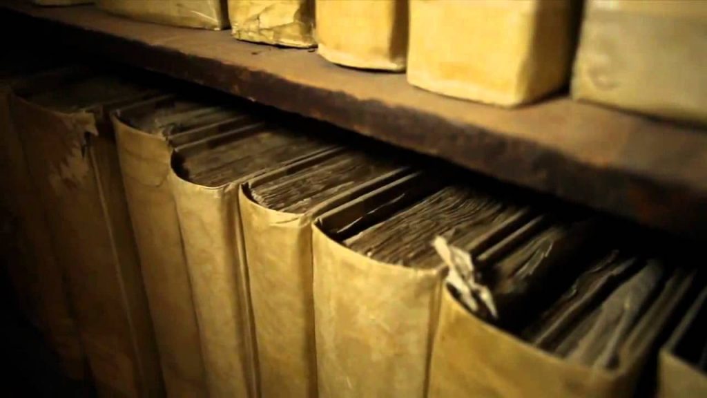 Old church documents